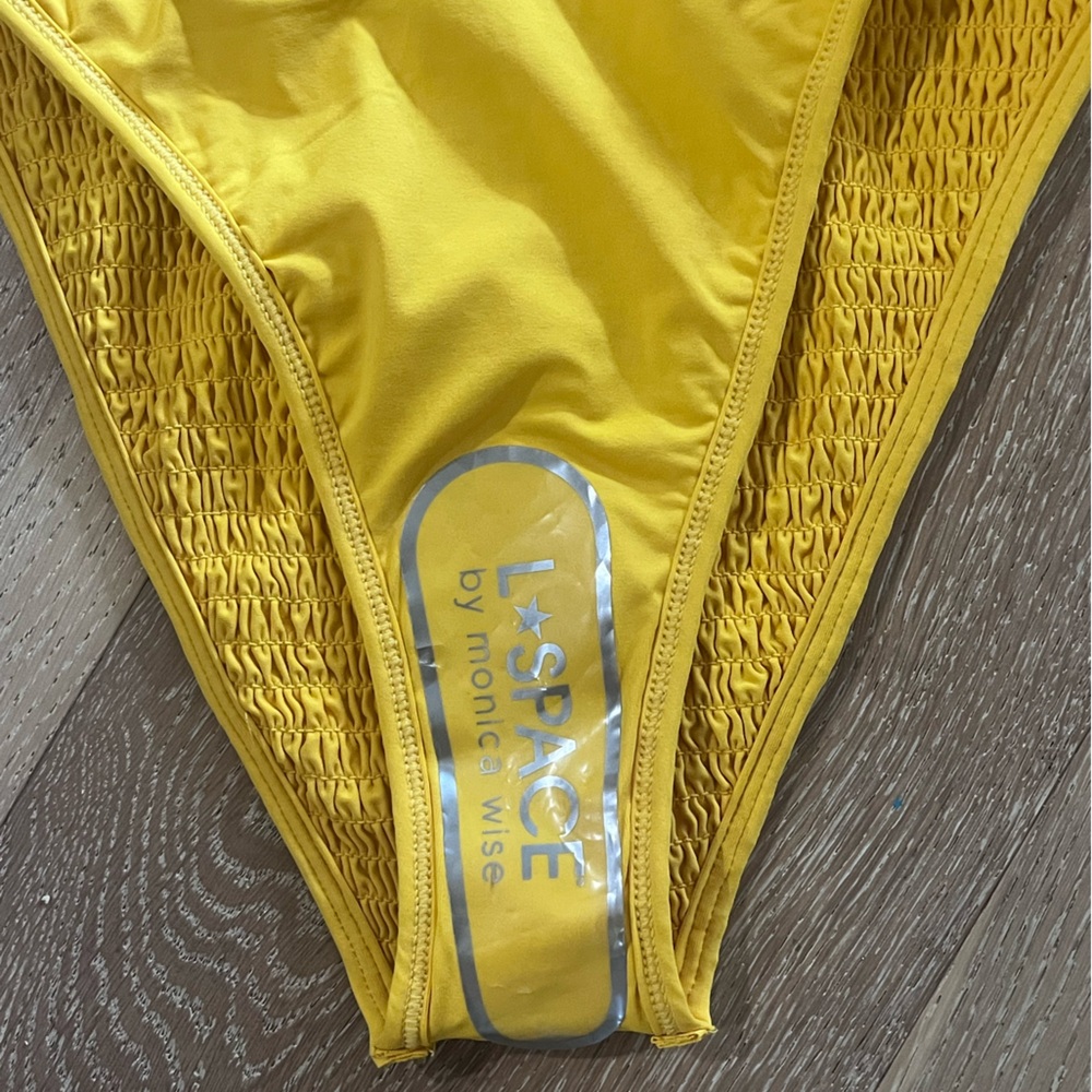 L*Space Barlette Bitsy bikini bottom in marigold - Picture 7 of 9
